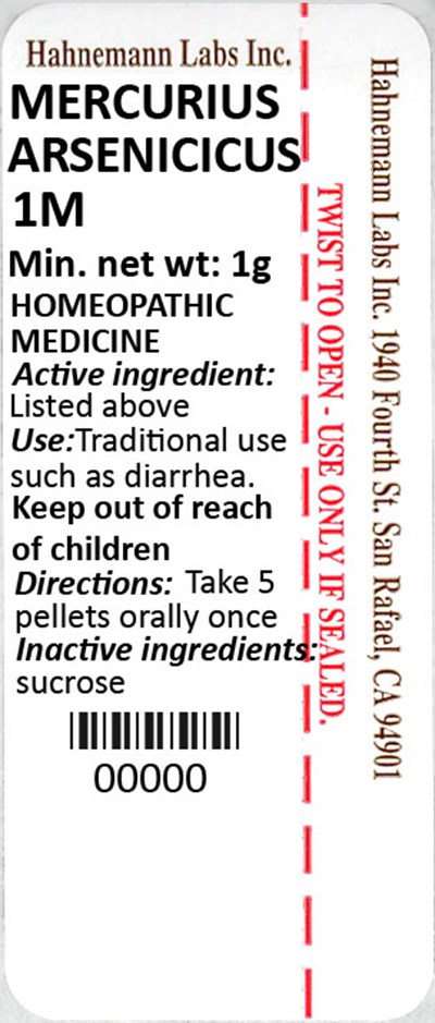 Mercurius Arsenicicus 1M 1g - Mercurius Arsenicicus 1M 1g